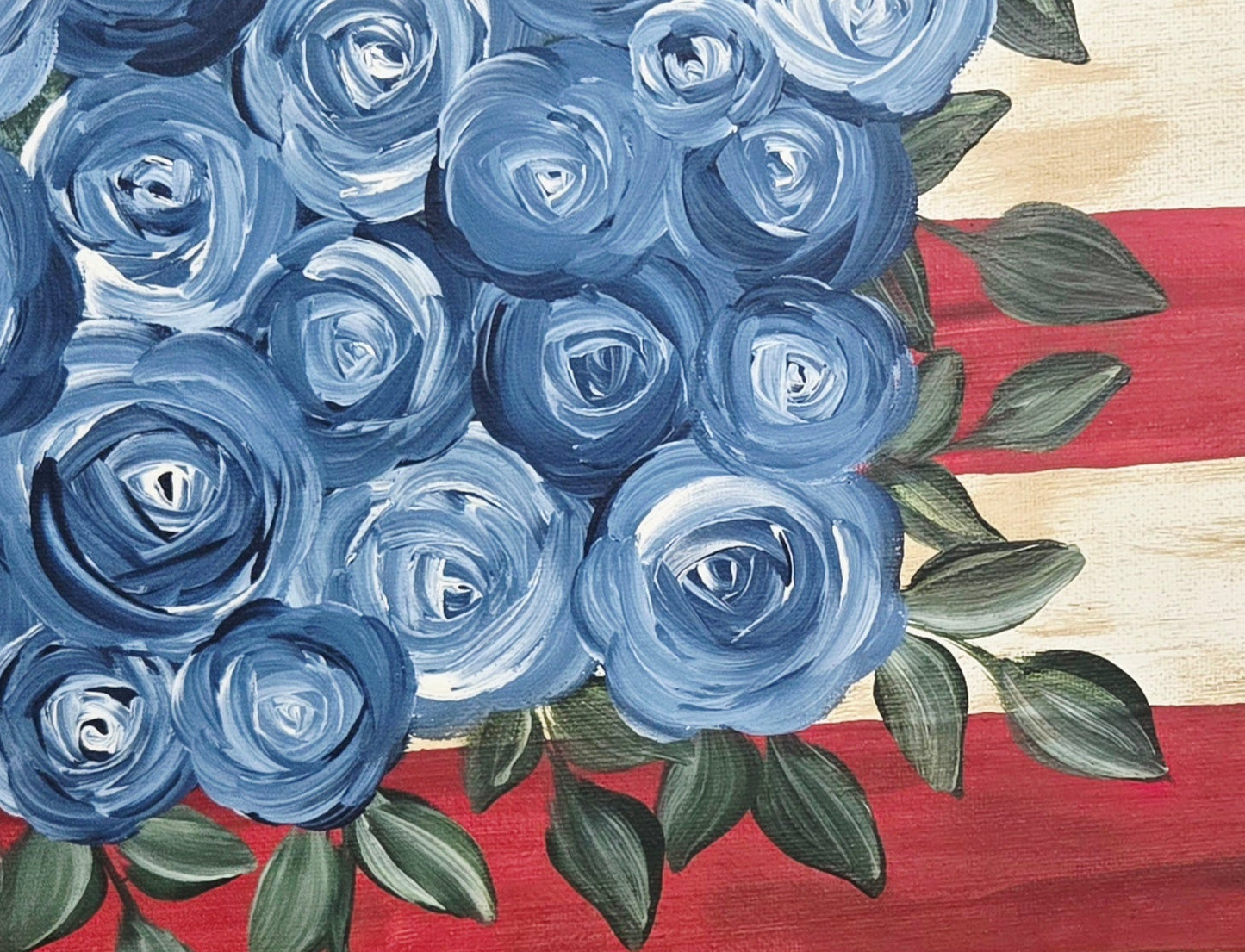 American Floral Canvas DIY Paint Kit