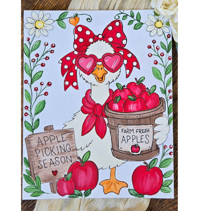 Apple Picking Millie 8×10 Paint Kit | The Millie Fall Collection