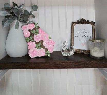 Georgia Pink Rose Shelf Sitter