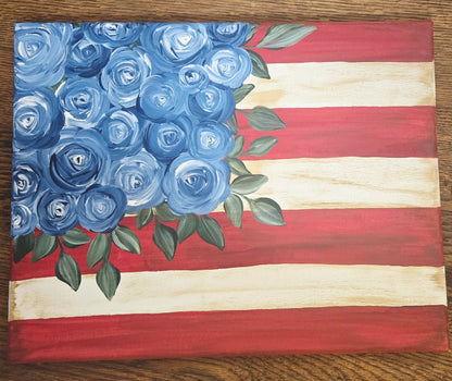 American Floral Canvas DIY Paint Kit