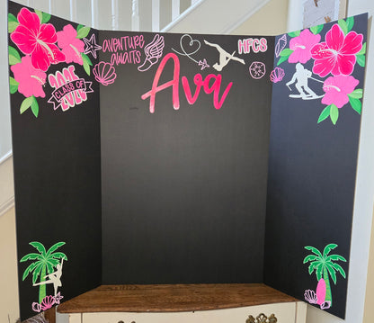 🎓 Custom Senior Photo Display Board