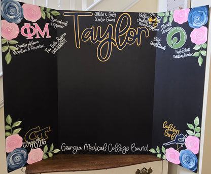 🎓 Custom Senior Photo Display Board