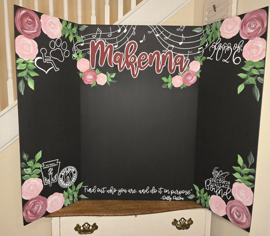 🎓 Custom Senior Photo Display Board