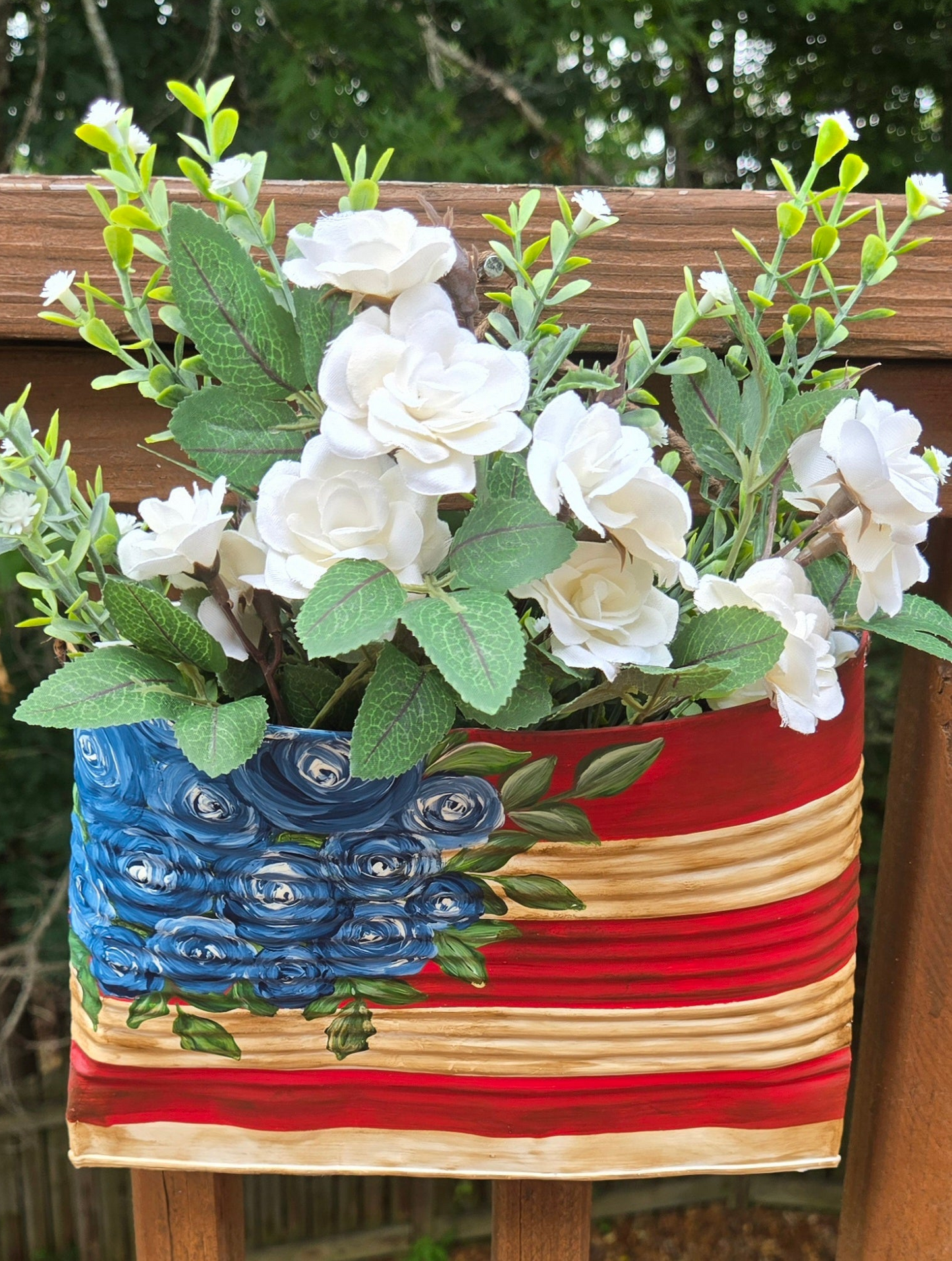 Hand-Painted Pocket Planter