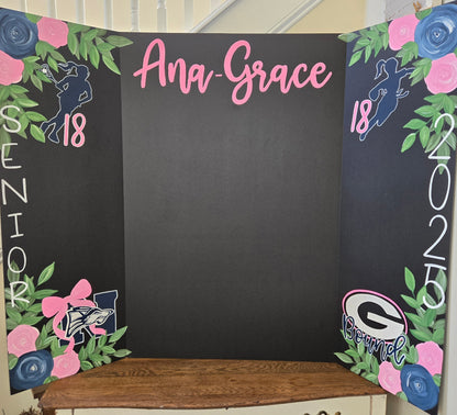 🎓 Custom Senior Photo Display Board