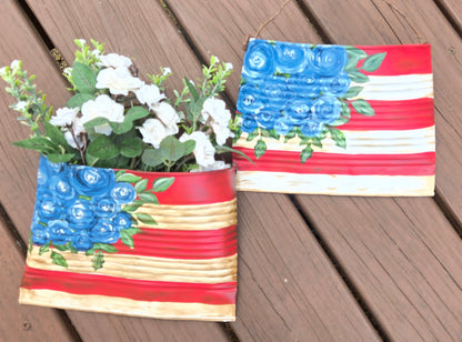 Hand-Painted Pocket Planter