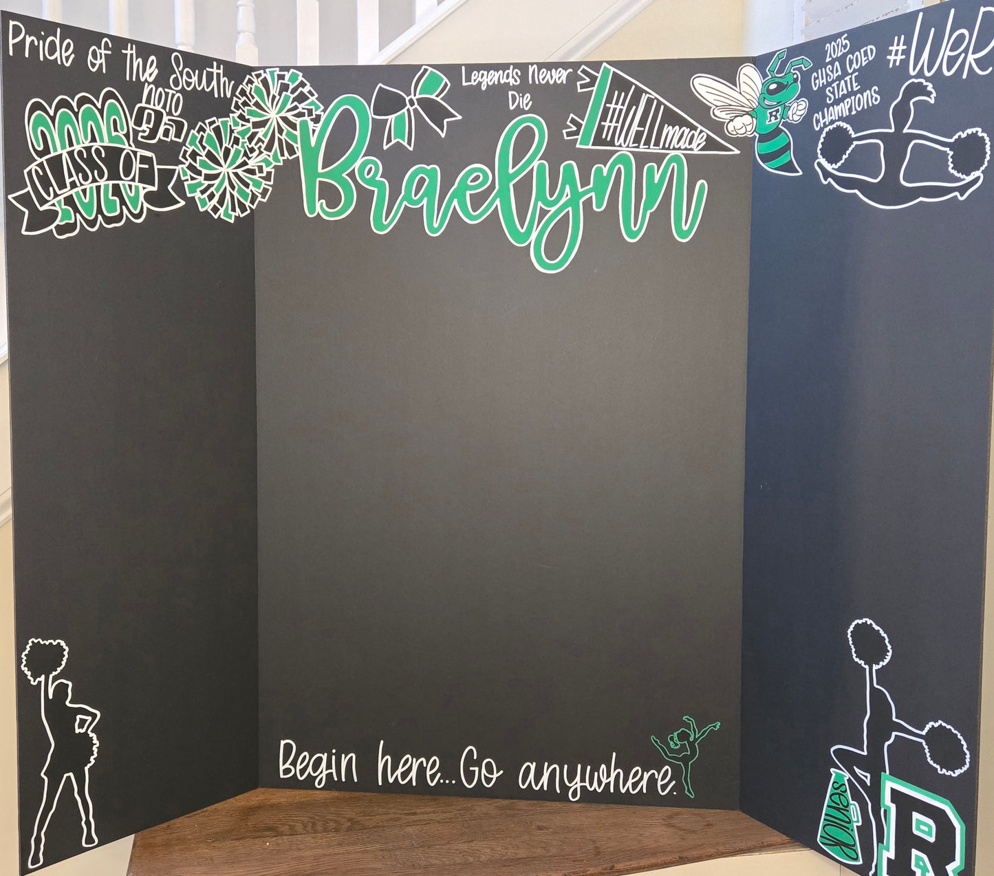 🎓 Custom Senior Photo Display Board